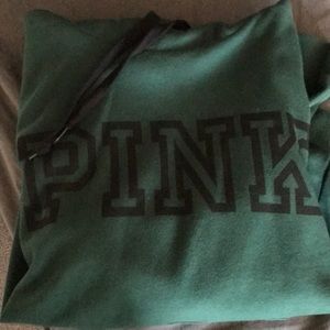 PINK Green hoodie